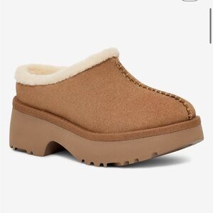 UGG Women's Brown Shearling Lined Mules